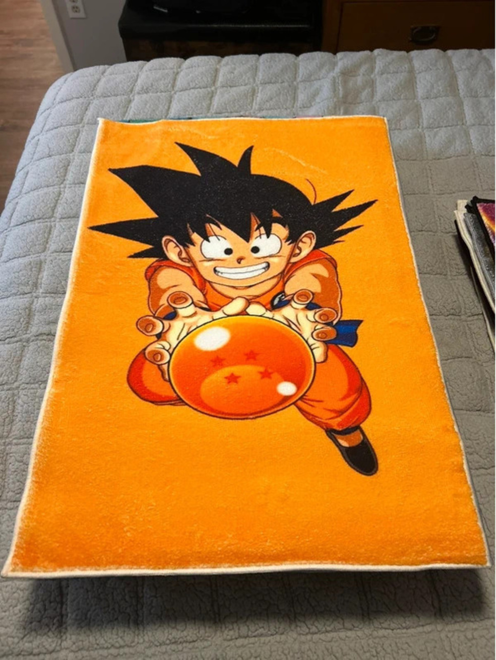 Goku Dragon Ball Z tufted rug 22”x32”